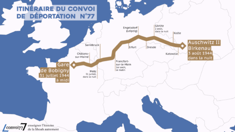 81 ans après le départ du convoi n°77